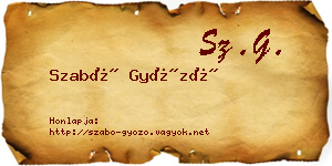 Szabó Győző névjegykártya